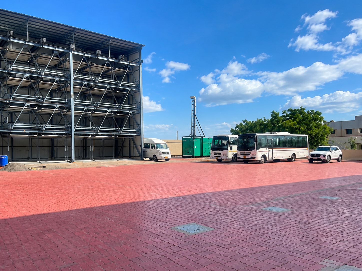 Additional parking area at ZenoVus Park
