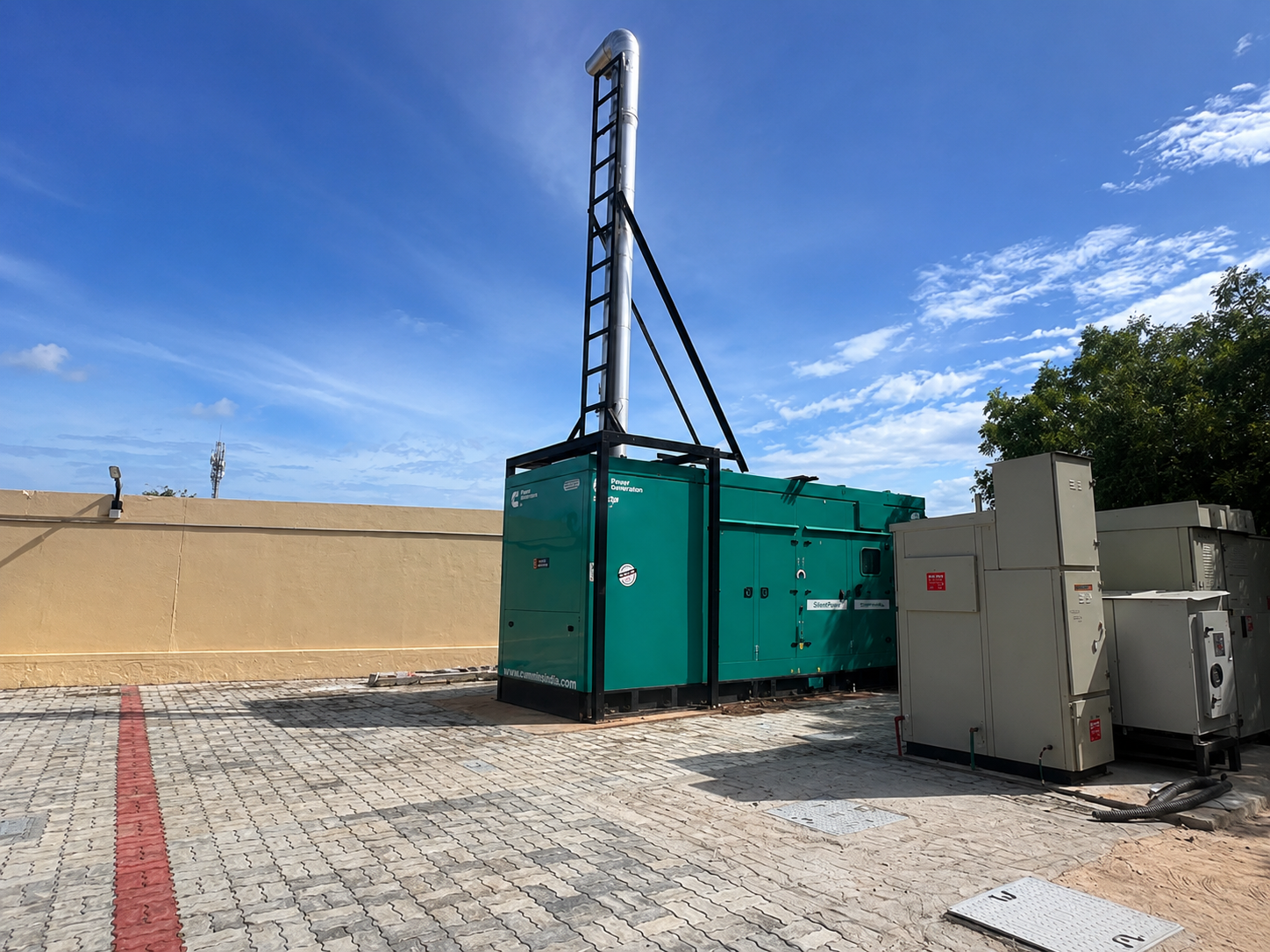 Generator backup infrastructure at ZenoVus Park